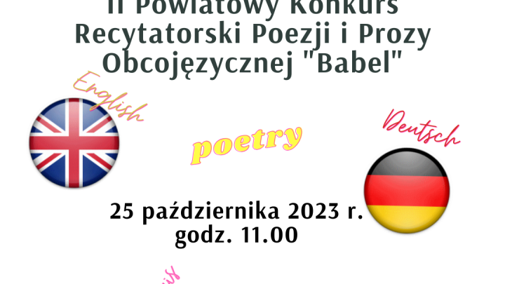 II Powiatowy Konkurs Recytatorski Poezji i Prozy Obcojęzycznej