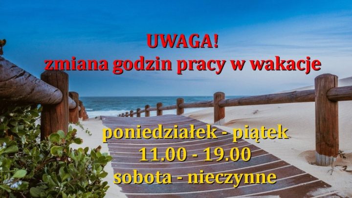 Wakacyjne soboty – biblioteka nieczynna