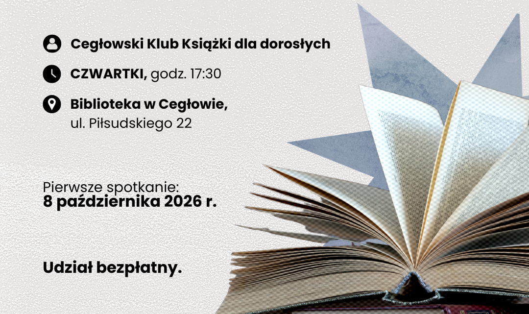 Rusza Cegłowski Klub Książki